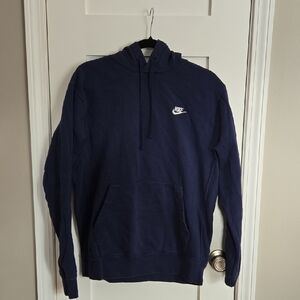 Nike Men's Dark Blue Hoodie